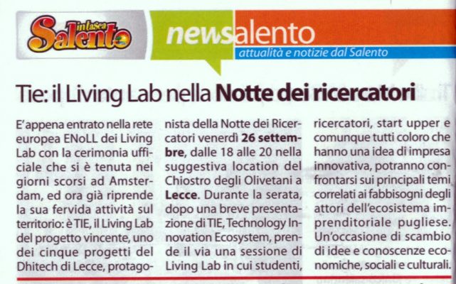 TIE Lab SalentoinTasca