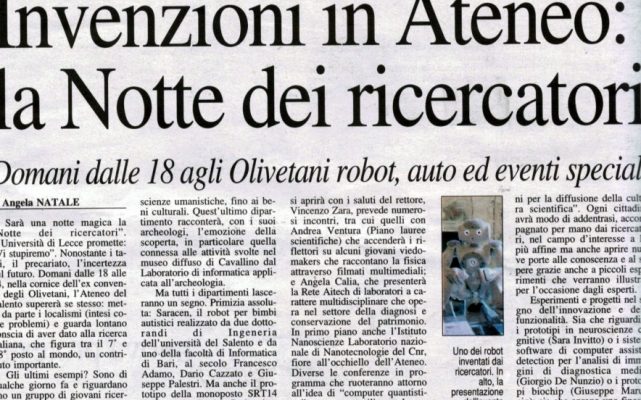 quotidiano 25 settembre 14