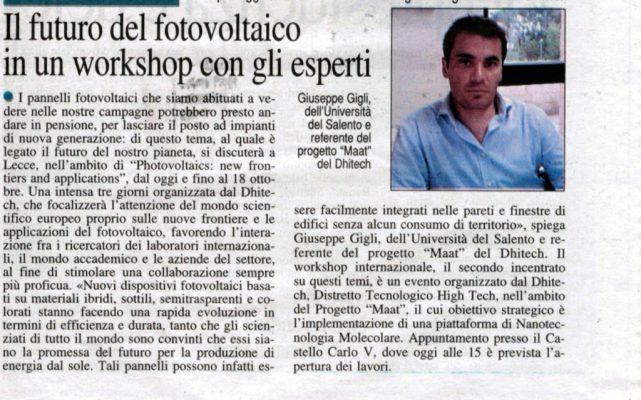 quotidiano di puglia 16 ottobre 2014