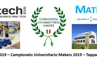 Campionato Universitario Makers 2019 – Tappa di Lecce 31 Maggio 2019