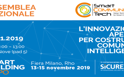 Cluster Smart Communities Tech: Assemblea Nazionale 15/11/2019
