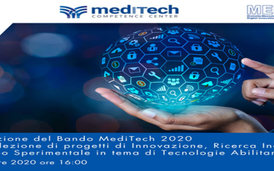 Webinar di presentazione del Bando MEDITECH 2020 per Progetti di Innovazione in tema di Tecnologie Abilitanti 4.0