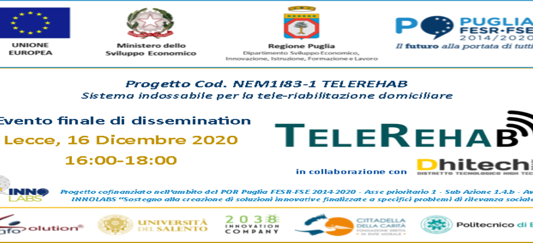 Progetto TELEREHAB – Evento finale di dissemination