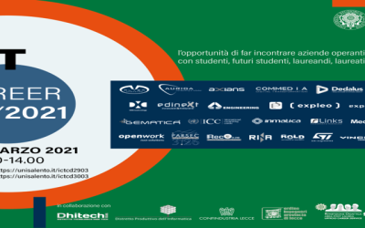 Unisalento ICT Career Day 2021 – 29 e 30 Marzo 2021