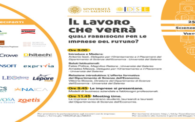 Unisalento-DSE Virtual Career Day – 25 Maggio 2021