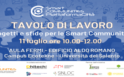 Piattaforma Città: tavolo di lavoro a Lecce – 11/07/2023