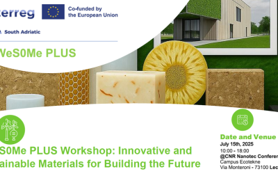 AWeS0Me PLUS Workshop: Innovative and Sustainable Materials for Building the Future – July 15, 2025 – Lecce